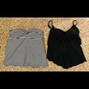 Size medium Mossimo tankinis